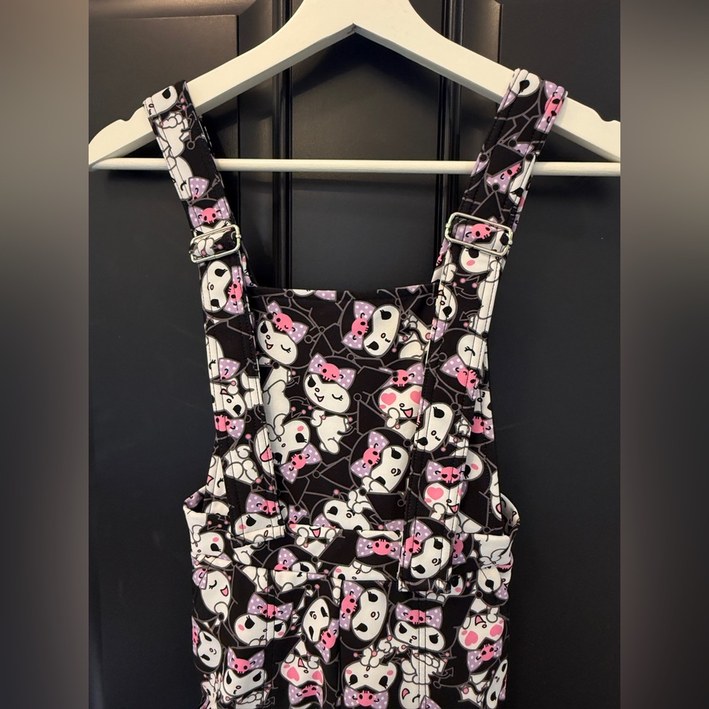 Blackmilk clothing x kuromi hello kitty overalls pants size XS rare style - Picture 2 of 4
